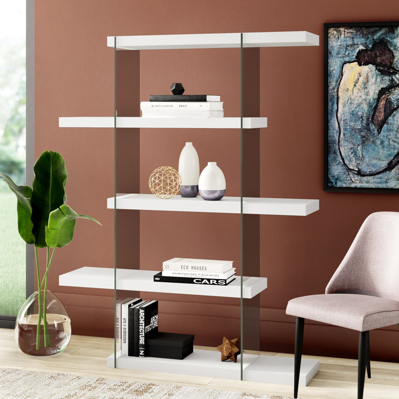 Mercury Row® Geometric Bookcase Wayfair